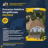 Processo Seletivo Simplificado Nº 001/2022