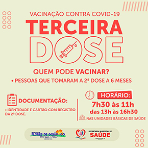 3ª Dose Vacina Contra Covid-19